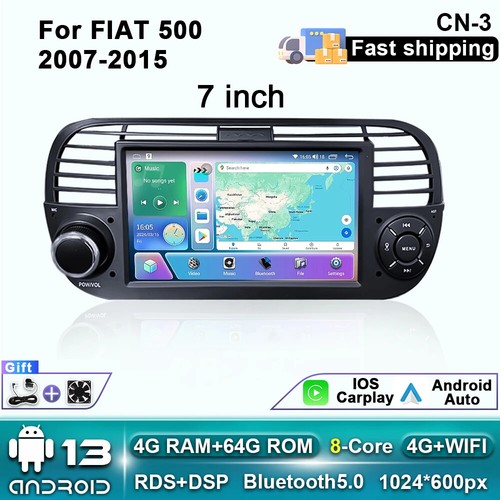 For fiat 500 2007 - 500, android